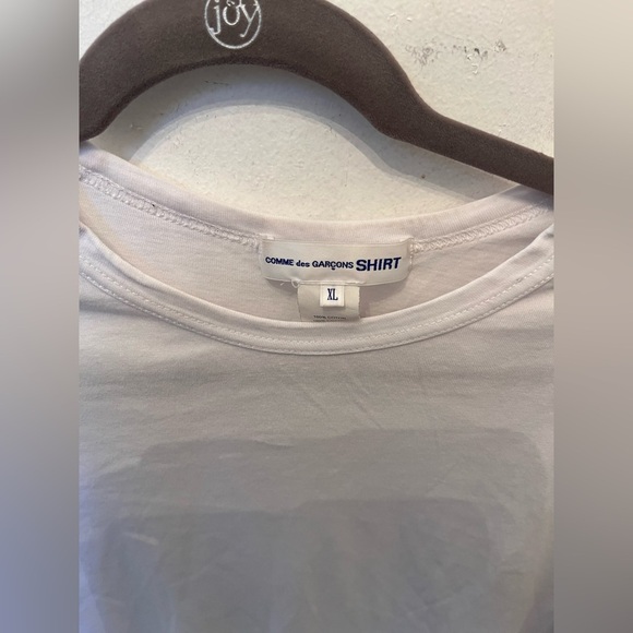 Comme Des Garcons Shirt 100% Cotton White Extra Large - Picture 3 of 4